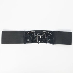 Black Elastic Bat Belt